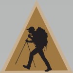 Graphic of hiker